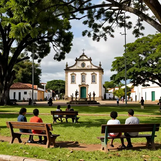 Descubra a Praça da Matriz Descubra a Praça da Matriz